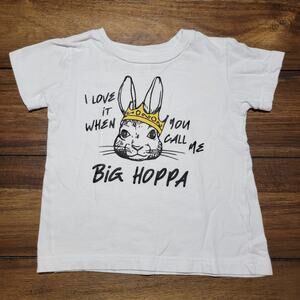 Creations Of Grace Toddler Easter Tee "Big Hoppa" - Size 2T
